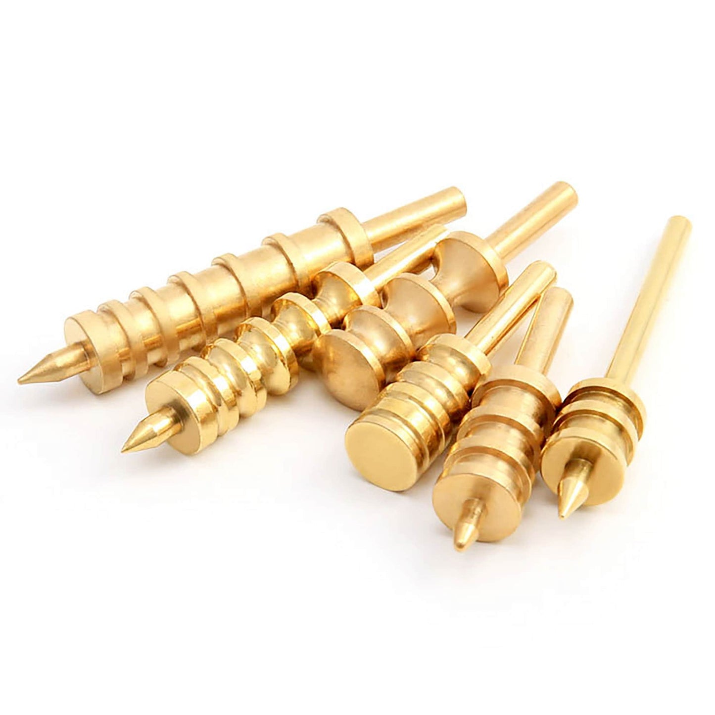 Leather Edge Hot Process Burnisher, Leather Soldering Iron Tip for DIY Leather Edge, Brass(Flat/Arc Sealing Edge)