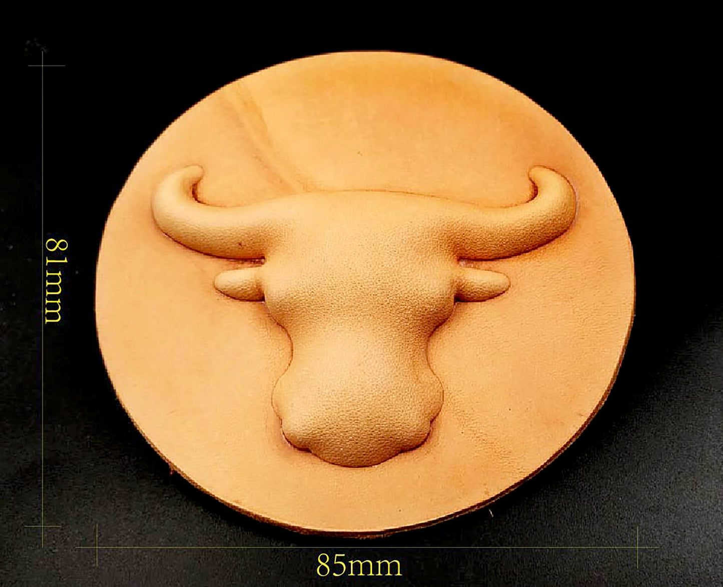 Cow Head Shape Mold Mold Shaped Mold Implant Tanning Plastic Pressure Mold,Diy Hand-Leather Leather Mold