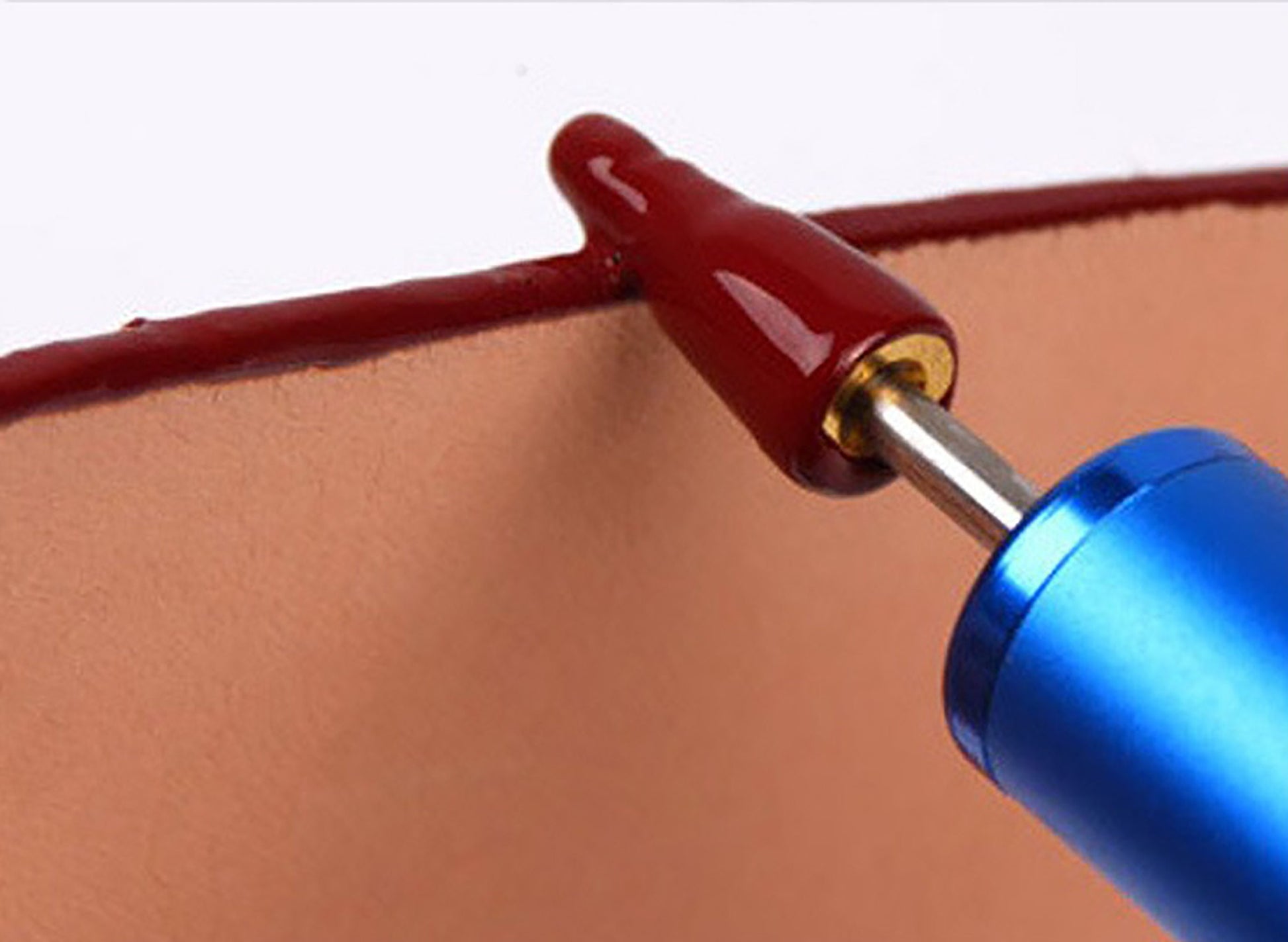 Leather Edge Oil Painting Pen Brass Head Top Edge Dye Pen Applicator Speedy Edge Paint Roller Craft Tools