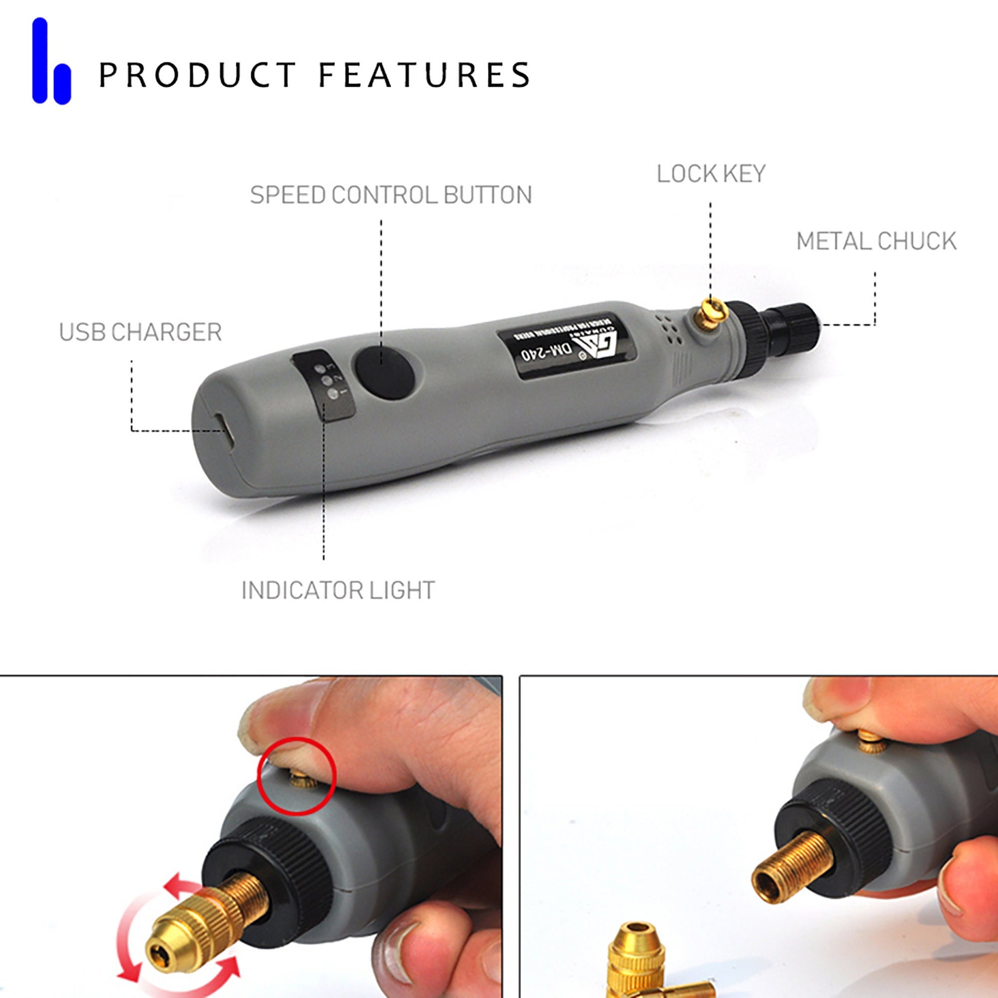 Mini Cordless Electric Drill Power Tools Grinder Grinding Accessories Set Wireless Engraving Cutting Pen Home DIY