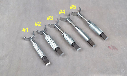 New Useful Adjustable Alloy Carving Swivel Knife Cutter DIY Manual Rotary Tools Leather Carving Swivel Knife Blade Tools Set