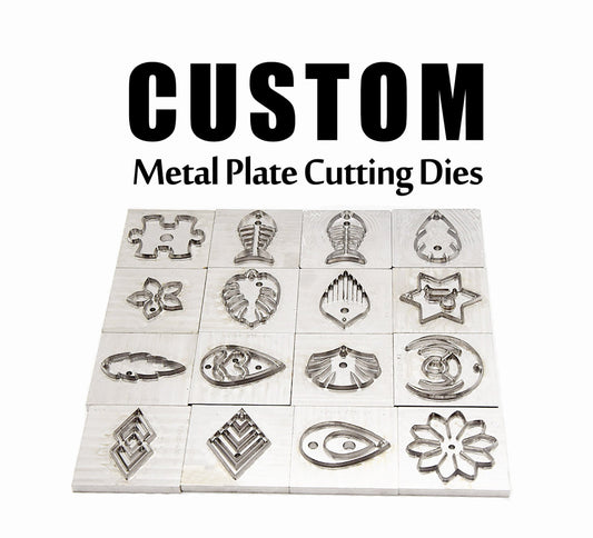 Custom Design Leather Metal Plate Cutting Dies -Japanese blade Mould Wooden Molds Laser Carving Cutting Knife Hand Punch Tools Leather Paper