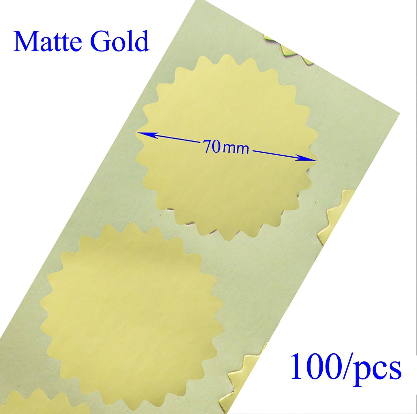 100pcs 70mm Silver Golden Optional Gear Shape Steel Stamp Sticker Embossing Seal Labels Embosser,Embosser stamps