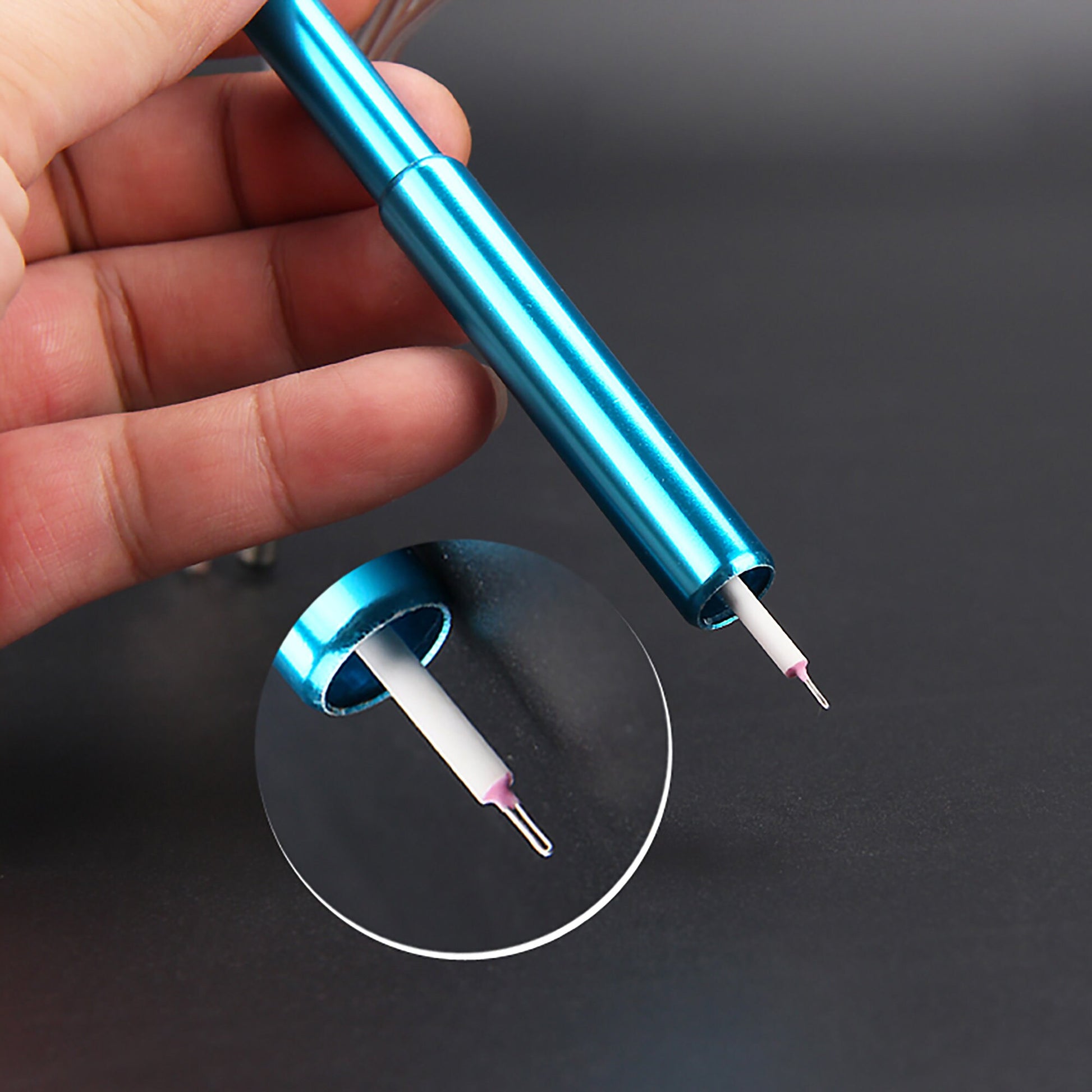 Burning wire pen Handmade repair tool for bag new 3-grade temperature-controlled wallet iron head - the electric iron pen