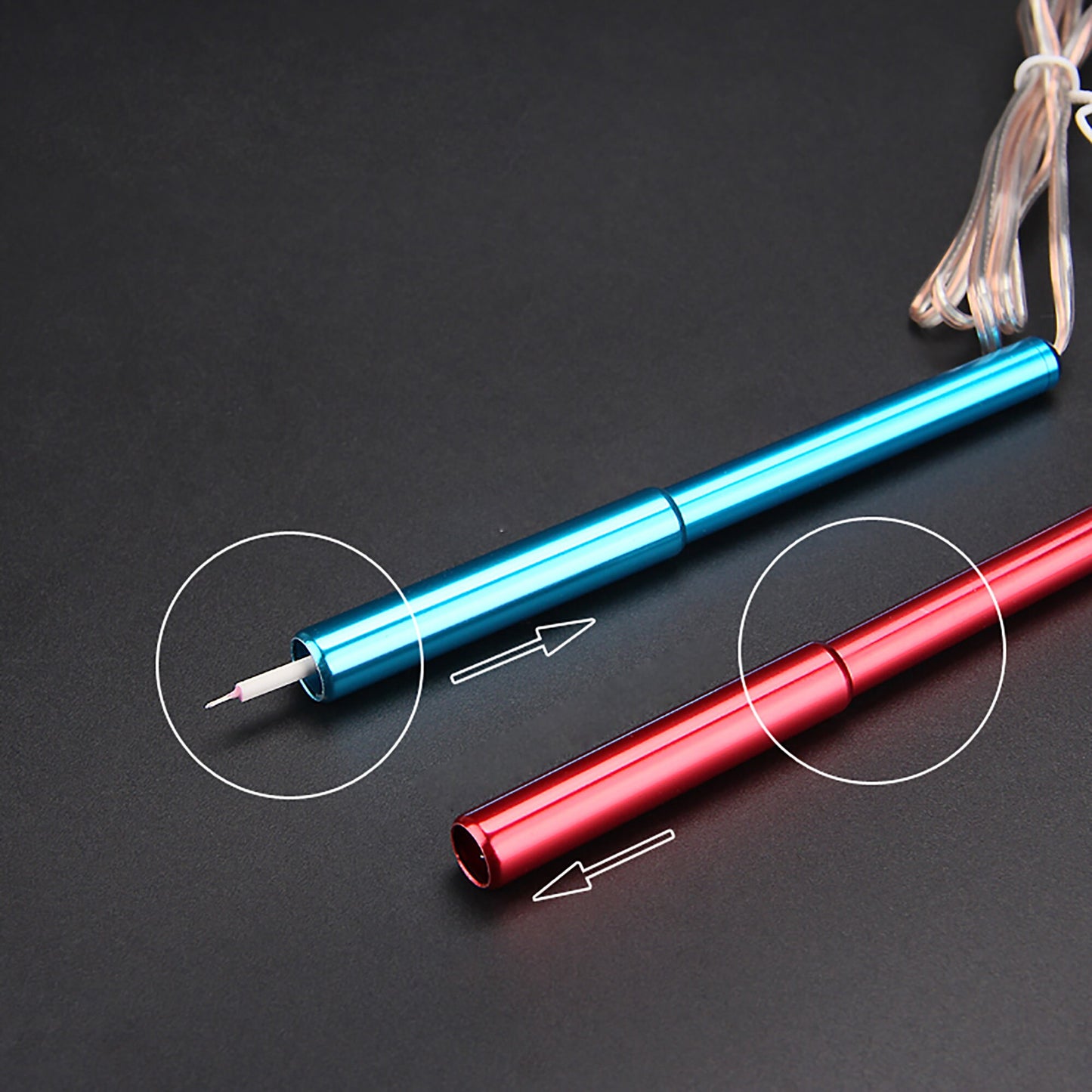 Burning wire pen Handmade repair tool for bag new 3-grade temperature-controlled wallet iron head - the electric iron pen