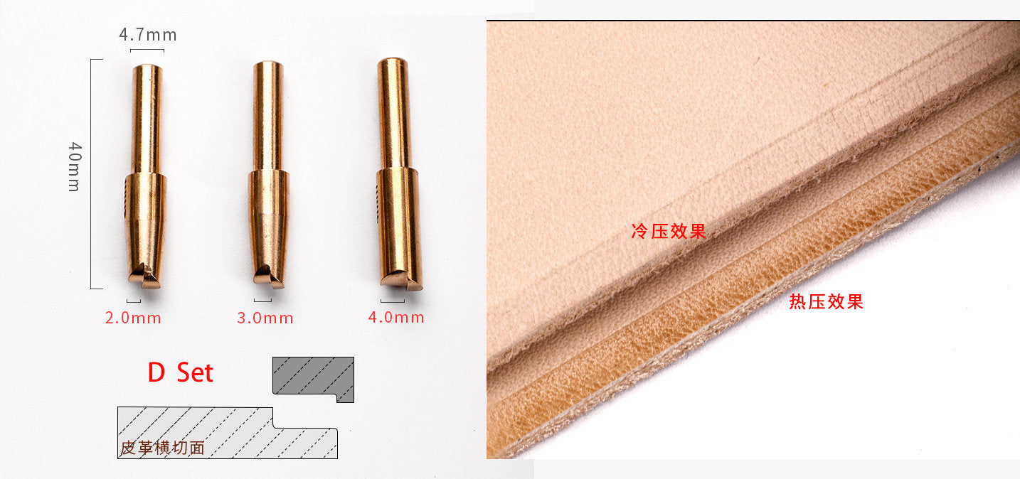 20 Groove Creaser Stitching, Creaser Edge Creaser Decorative Edge Creaser For Leathercraft Leather Edge Creaser Leather Craft Press Line