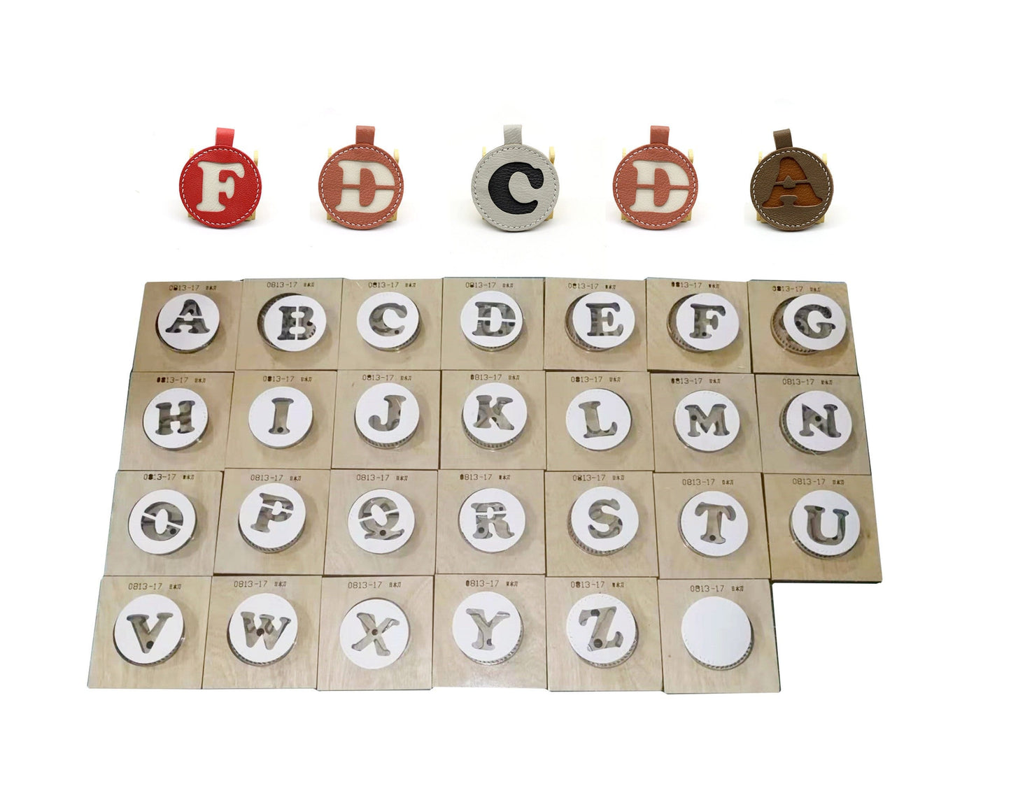 Alphabet Key ring Leather Die Cuts letters Pendant, Personalized Key chain Leather die cutter,Leather craft ,leather punching craft tool