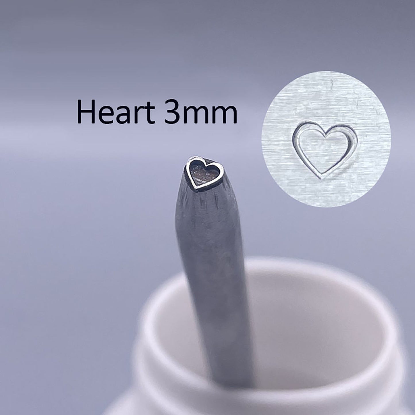 Steel Stamp Star Moon Heart micro Craftsmanship for Jewelry Making - Personalize Your Silver 925 and Gold Creations with Precision and Style