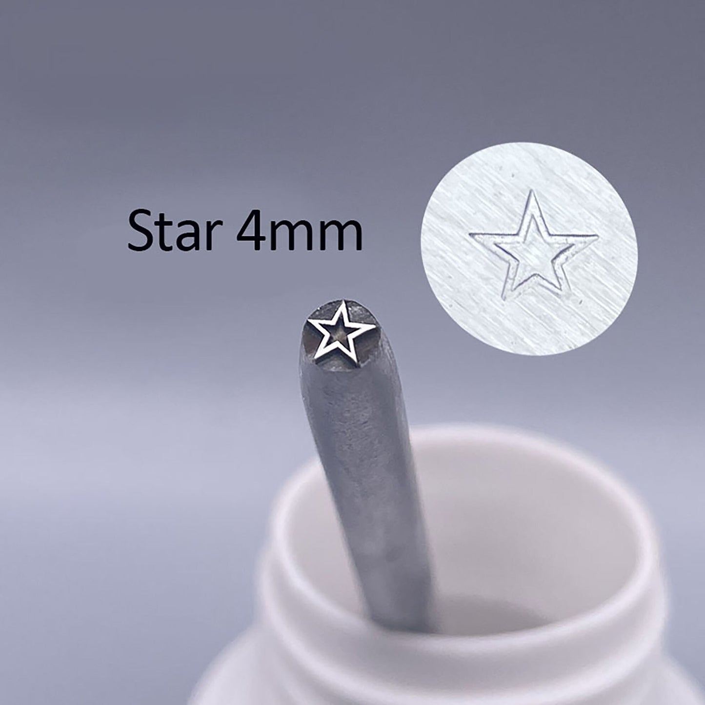 Steel Stamp Star Moon Heart micro Craftsmanship for Jewelry Making - Personalize Your Silver 925 and Gold Creations with Precision and Style